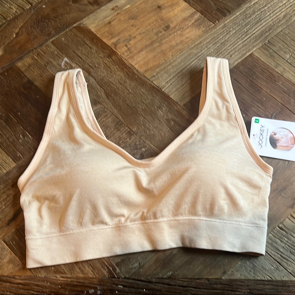 Jockey Beige Sports Bra/Bralette size large